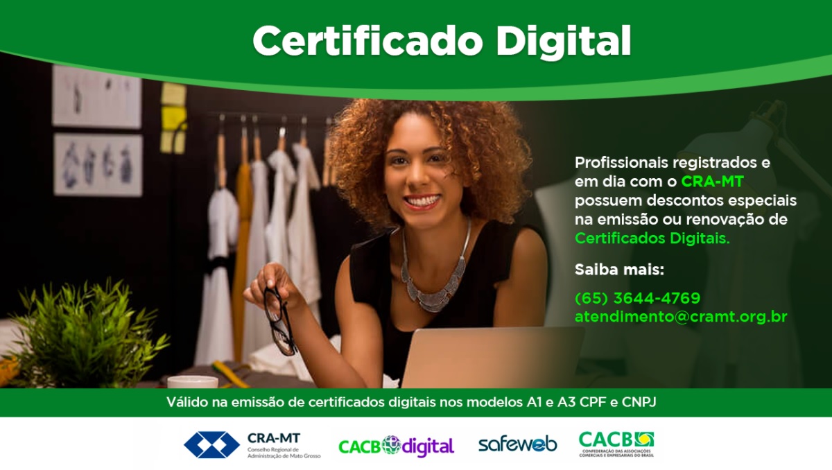You are currently viewing Acordo de Cooperação Técnica CRA-MT e CACB – Certificação Digital