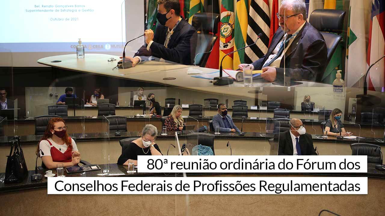 Read more about the article Conselhos profissionais participam de reunião híbrida no plenário do CFA