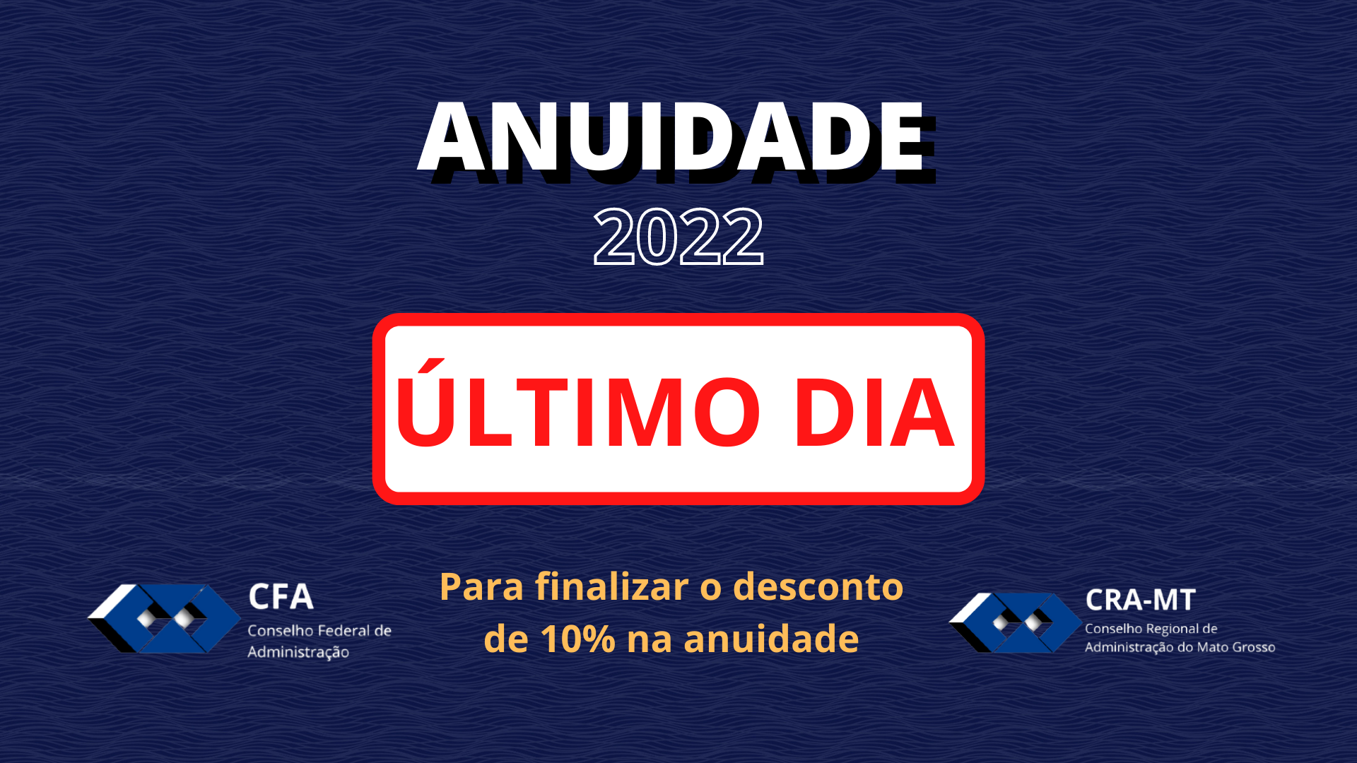 Read more about the article ANUIDADE 2022