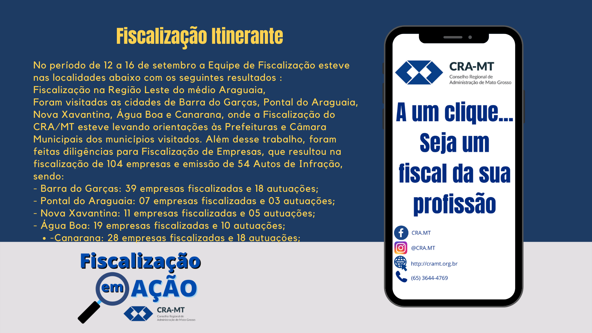 You are currently viewing FISCALIZAÇÃO ITINERANTE