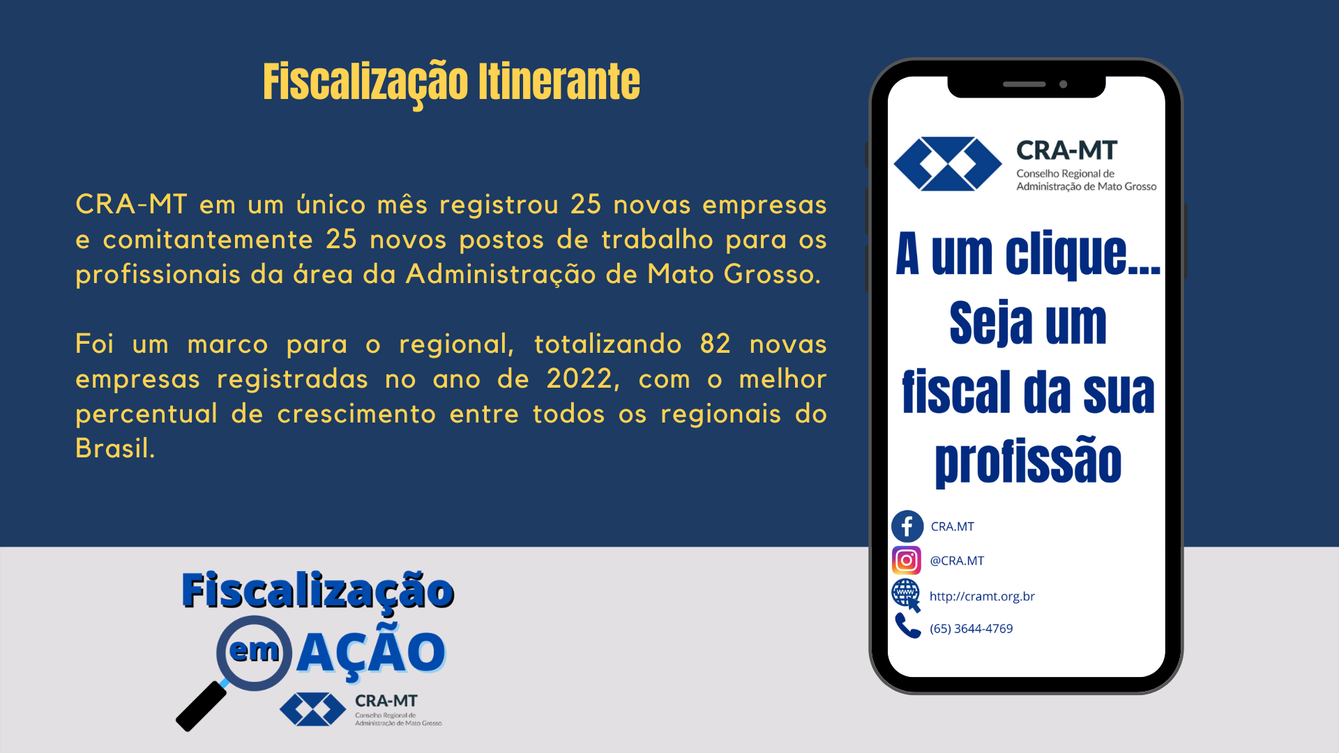 Read more about the article AÇÕES DA FISCALIZAÇÃO E REGISTRO
