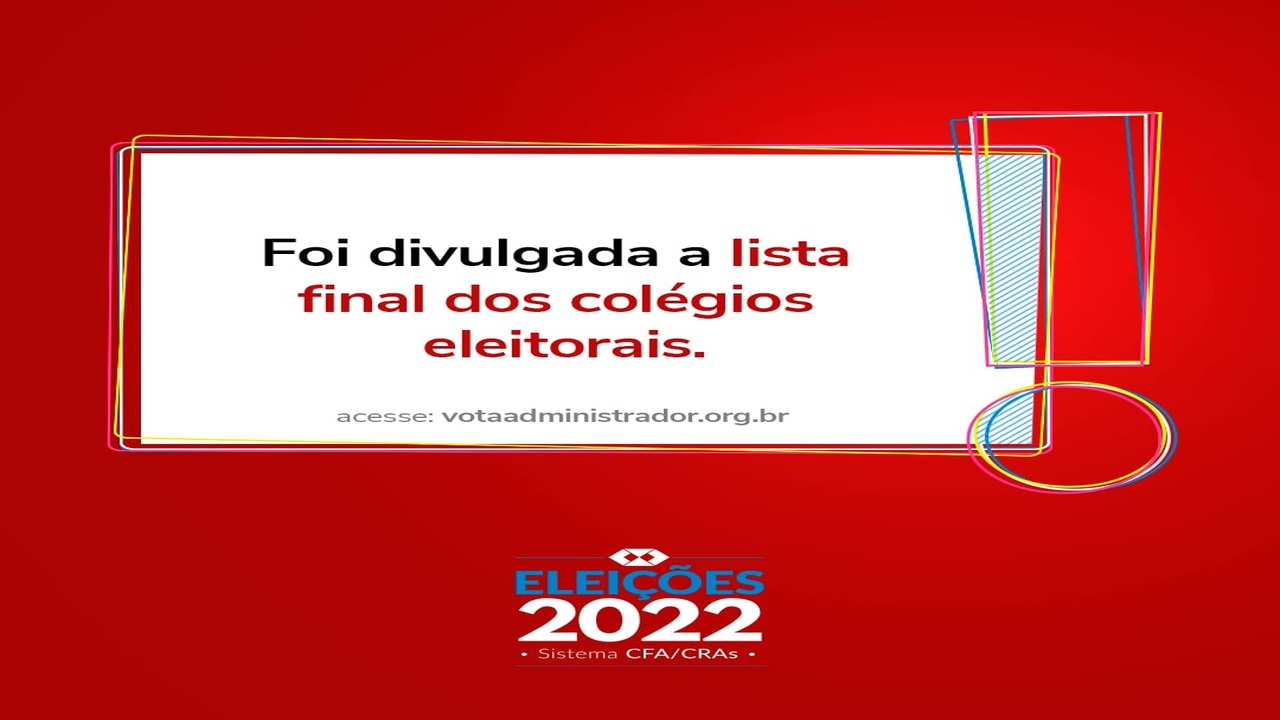 Read more about the article Lista final do colégio eleitoral