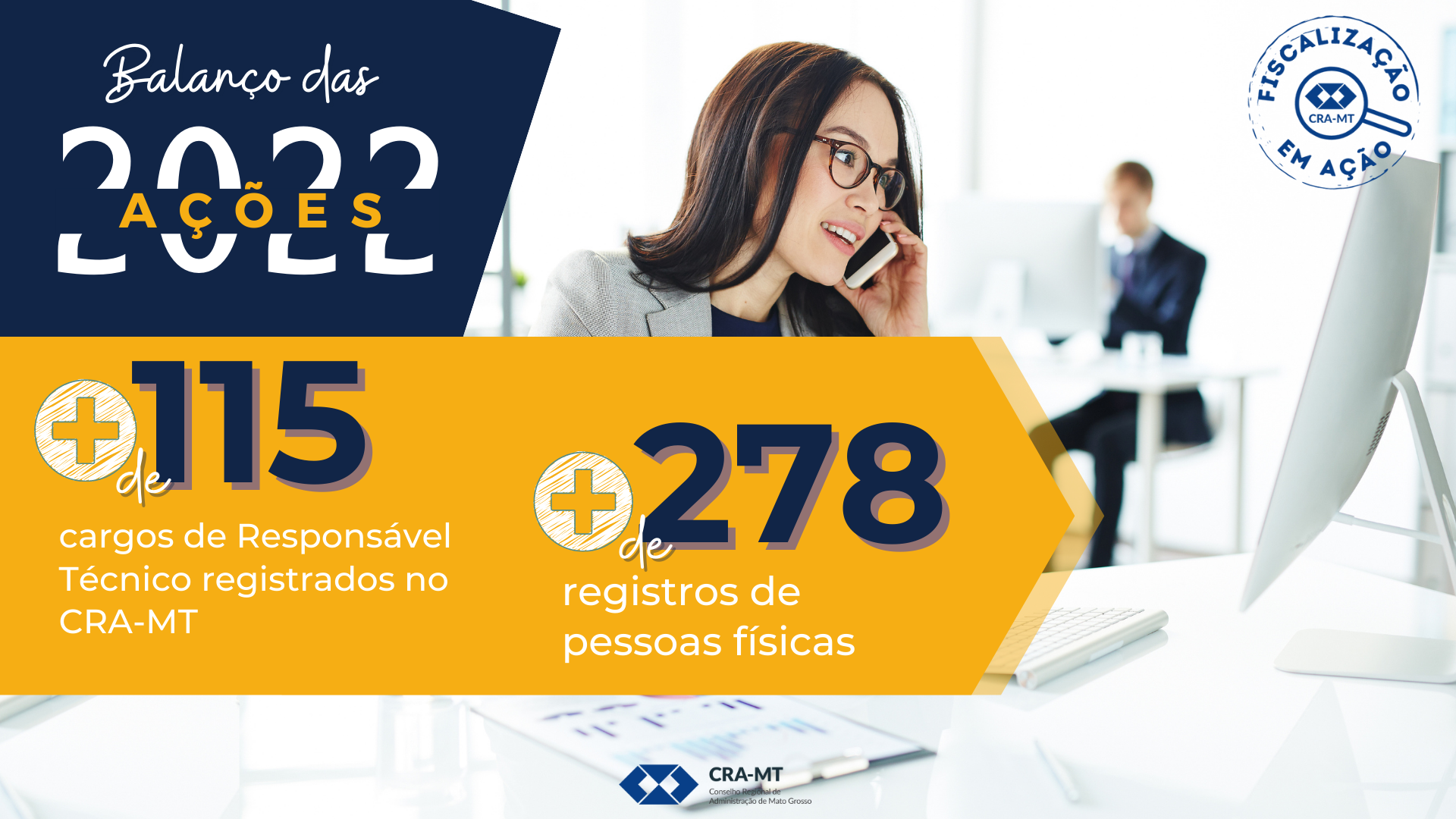 Read more about the article Balanço das ações de Fiscalização do CRA-MT em 2022.