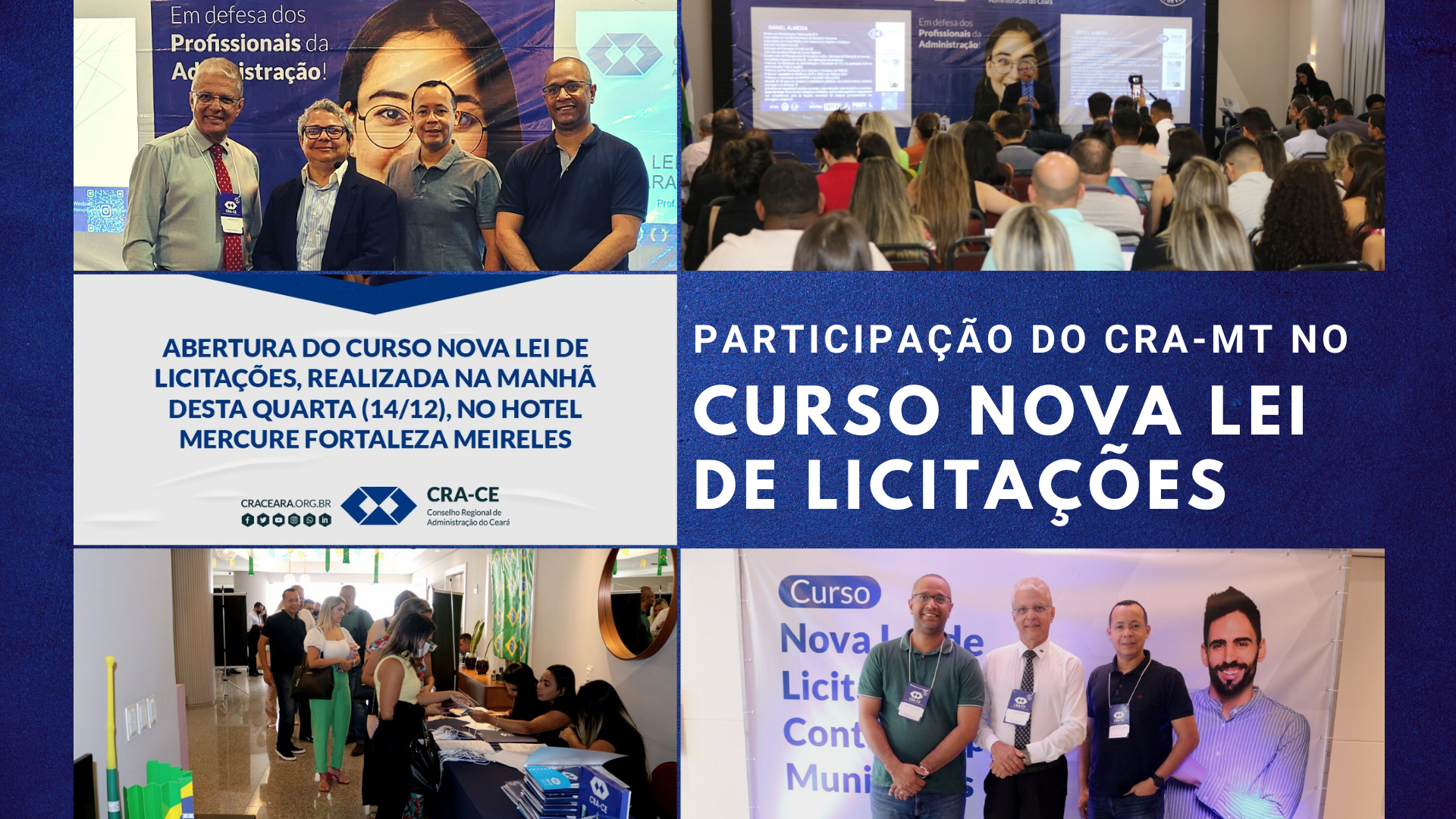 You are currently viewing Participação do CRA-MT no Curso Nova Lei de Licitações
