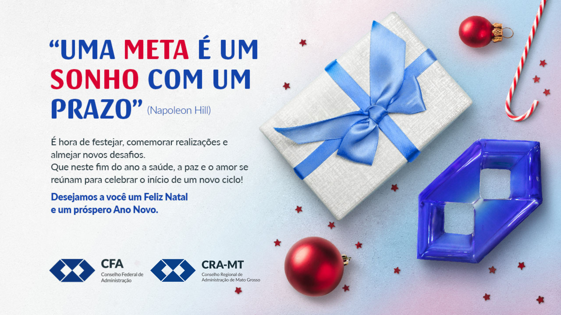 Read more about the article O CFA juntamente com o CRA-MT deseja a todos um Feliz Natal!