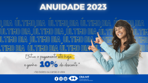 Read more about the article Pague sua Anuidade 2023 com 10% de desconto!