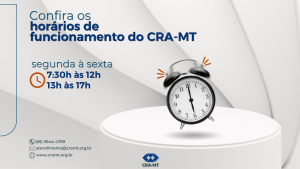 Read more about the article Horários de Funcionamento do CRA-MT